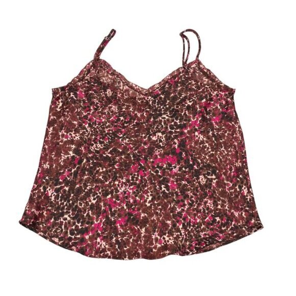 WILFRED Aritzia Satin Ruffle Multicolour Camisole Top Sz Small - Picture 12 of 12